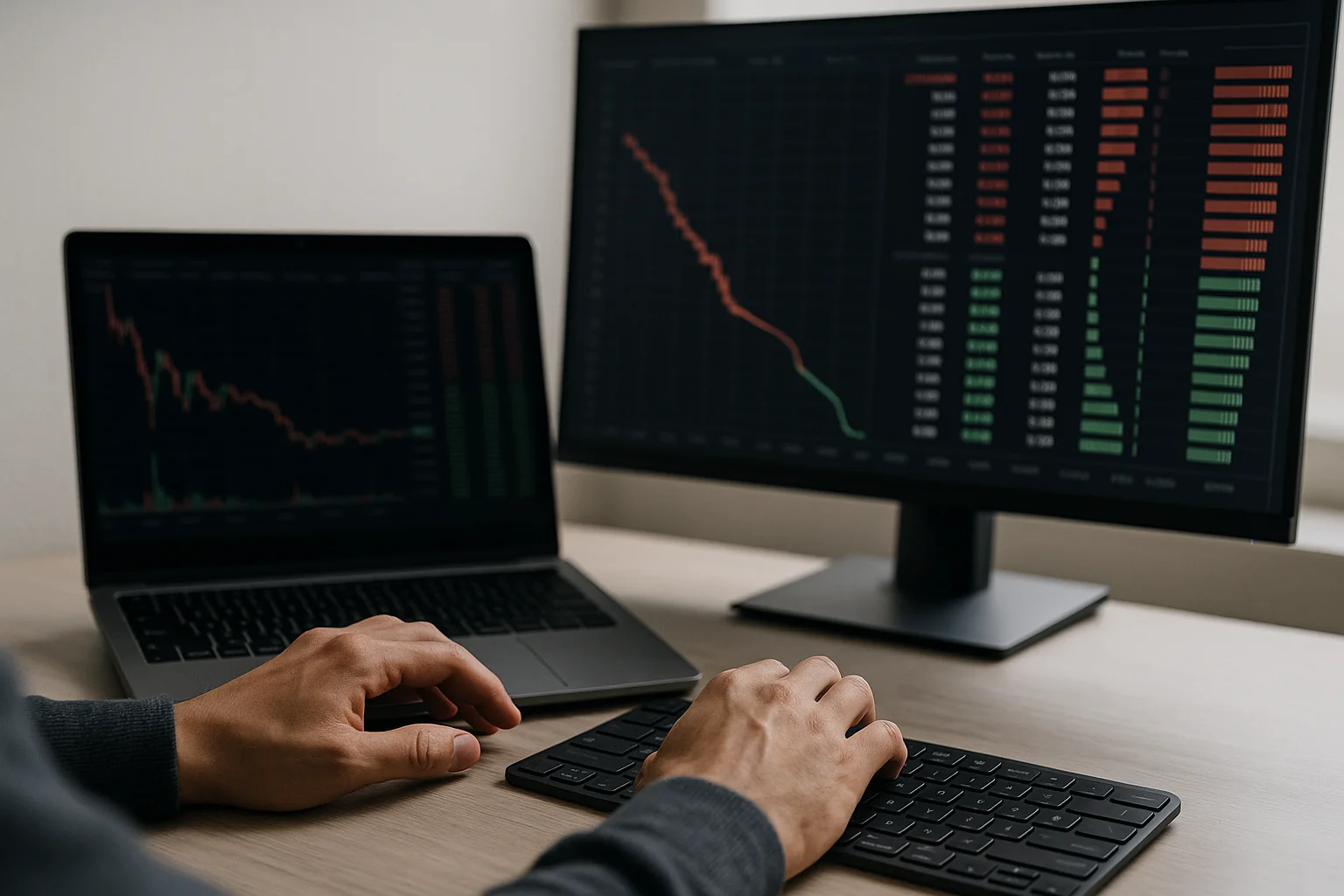 Débuter avec un carnet d’ordres avancé sur BTC ou ETH