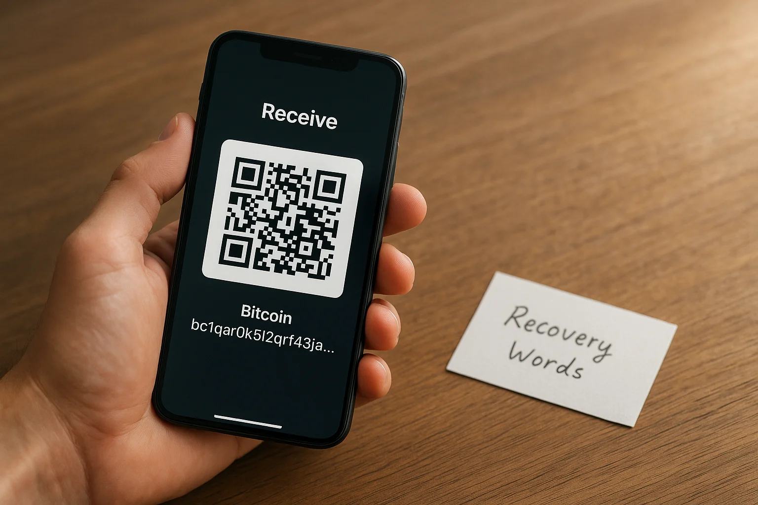 Débuter Bitcoin en self-custody : wallet, adresse, frais